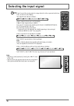 Предварительный просмотр 18 страницы Panasonic TH-70LF50ER Operating Instructions Manual