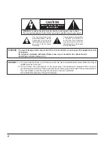 Preview for 2 page of Panasonic TH-70LF50U Operating Instructions Manual