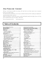 Preview for 4 page of Panasonic TH-70LF50U Operating Instructions Manual