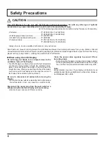 Preview for 6 page of Panasonic TH-70LF50U Operating Instructions Manual