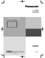 Panasonic TH-70LF50W Operating Instructions Manual preview