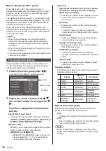 Предварительный просмотр 70 страницы Panasonic TH-75EQ1W Operating Instructions Manual