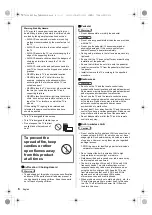 Предварительный просмотр 6 страницы Panasonic TH-75JX900Z Operating Instructions Manual