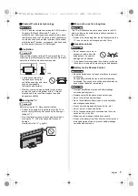 Предварительный просмотр 7 страницы Panasonic TH-75JX900Z Operating Instructions Manual