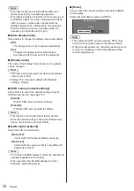 Preview for 78 page of Panasonic TH-75SQ1HW Operating Instructions Manual