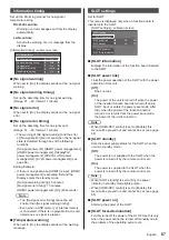 Preview for 87 page of Panasonic TH-75SQ1HW Operating Instructions Manual