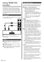 Preview for 124 page of Panasonic TH-75SQ1HW Operating Instructions Manual