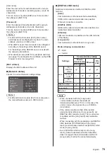 Предварительный просмотр 79 страницы Panasonic TH-75SQ1W Operating Instructions Manual