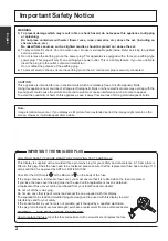 Preview for 2 page of Panasonic TH-80LFB70E Operating Instructions Manual
