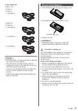 Предварительный просмотр 13 страницы Panasonic TH-84EF1U Operating Instructions Manual