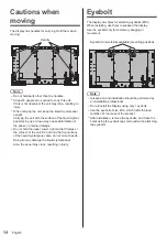 Предварительный просмотр 14 страницы Panasonic TH-84EF1U Operating Instructions Manual