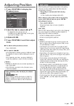 Предварительный просмотр 35 страницы Panasonic TH-84EF1U Operating Instructions Manual