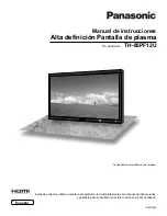 Panasonic TH-85PF12U Manual De Instrucciones preview