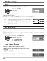 Preview for 54 page of Panasonic TH-85PF12W Operating Instructions Manual