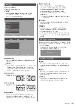 Предварительный просмотр 41 страницы Panasonic TH-86CQ1U Operating Instructions Manual