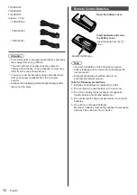 Предварительный просмотр 12 страницы Panasonic TH-86EQ1W Operating Instructions Manual