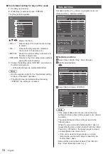 Предварительный просмотр 72 страницы Panasonic TH-86SQ1HW Operating Instructions Manual