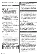 Preview for 10 page of Panasonic TH-86SQ1W Operating Instructions Manual