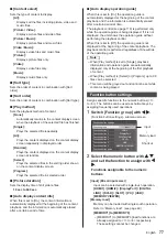 Preview for 77 page of Panasonic TH-86SQ1W Operating Instructions Manual