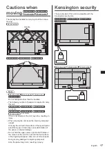 Предварительный просмотр 17 страницы Panasonic TH-86SQ2HW Operating Instructions Manual