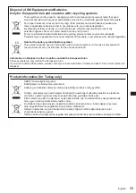 Preview for 33 page of Panasonic TH-98SQ1W Operating Instructions - Basic Manual