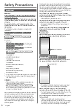 Предварительный просмотр 8 страницы Panasonic TH-98SQ2HW Operating Instructions Manual