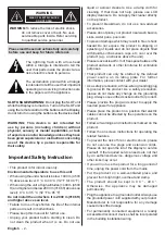 Preview for 3 page of Panasonic TH-98SQE1W Operating Instructions Manual