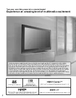 Preview for 2 page of Panasonic TH-C42FD18 Operating Instructions Manual