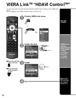 Предварительный просмотр 28 страницы Panasonic TH-C42HD18 Quick Start Manual