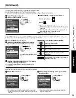 Предварительный просмотр 29 страницы Panasonic TH-C42HD18 Quick Start Manual