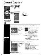 Предварительный просмотр 34 страницы Panasonic TH-C42HD18 Quick Start Manual