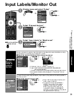 Предварительный просмотр 35 страницы Panasonic TH-C42HD18 Quick Start Manual