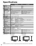 Предварительный просмотр 46 страницы Panasonic TH-C42HD18 Quick Start Manual