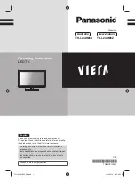 Preview for 1 page of Panasonic TH-L24XM6A Operating Instructions Manual