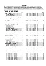 Preview for 3 page of Panasonic TH-L32A10X2 Service Manual