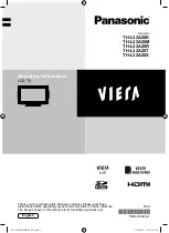 Panasonic TH-L32A20KTH-L32A20M Operating Instructions Manual preview