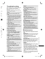 Preview for 21 page of Panasonic TH-L32B6H Operating Instructions Manual