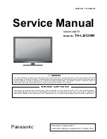 Preview for 1 page of Panasonic TH-L32C50W Service Manual