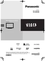 Preview for 1 page of Panasonic TH-L32D20A Operating Instructions Manual