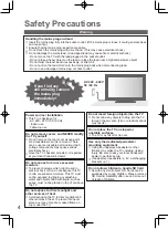 Preview for 4 page of Panasonic TH-L32D20A Operating Instructions Manual