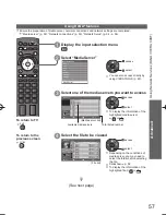 Preview for 57 page of Panasonic TH-L32D25A Viera Operating Instructions Manual