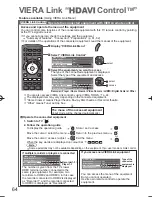 Preview for 64 page of Panasonic TH-L32D25A Viera Operating Instructions Manual