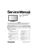 Panasonic TH-L32D25R Service Manual preview