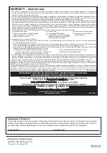 Preview for 1 page of Panasonic TH-L32S10A Operating Instructions Manual