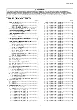 Preview for 3 page of Panasonic TH-L32S10R Service Manual