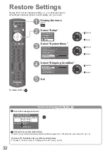 Предварительный просмотр 33 страницы Panasonic TH-L32X10A Operating Instructions Manual