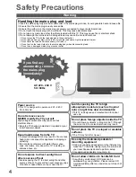 Preview for 4 page of Panasonic TH-L37S10A Operating Instructions Manual