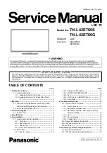 Предварительный просмотр 1 страницы Panasonic TH-L42ET60G Service Manual