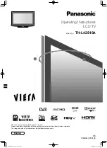 Preview for 1 page of Panasonic TH-L42S10A Operating Instructions Manual