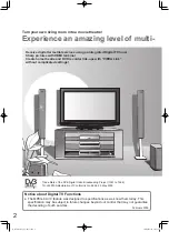 Preview for 2 page of Panasonic TH-L42S10A Operating Instructions Manual